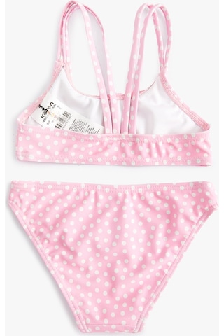 Koton Bikini Takımı Unicorn Baskılı İnce Askılı Pembe 4skg00008mm Pembe
