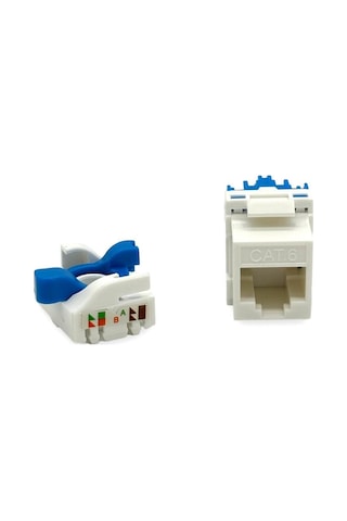 Keystone Jack Utp Cat6 180 D Çevirmeli 10'lu Paket