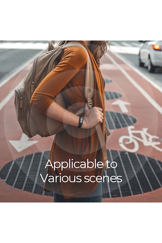 Mufunye Q2 Ultrasonik Dış Mekan Kovucu Bileklik - 3 Seviye Ayar, Saat Gösterimi, Hamile Ve Bebek Uygun, Su Geçirmez, Siyah