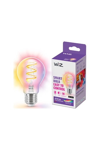 Wiz Rgb Filament Şeffaf 40w A60 E27 Akıllı Ampul Renkli