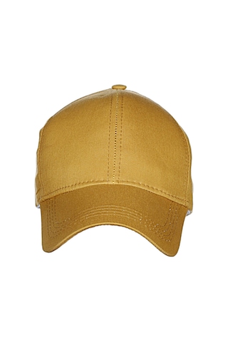 Düz Basic Unisex Şapka Fo 7073 Hardal Turkuaz