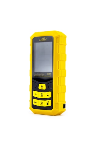 Dawreek Mesafe Ölçer H01 Yellow 80 Metre Dijital El Tipi Mesafe Ölçüm Cihazı