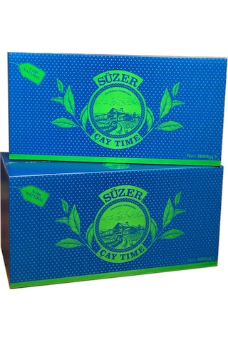 Süzer Çay Time Demlik Poşet Çay Mavi Kutu 200 x 15 G Süzer Çay Time Demlik Poşet Çay Mavi Kutu 200 x 15 G