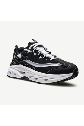 Lescon Anıta Easystep Kadın Sneaker Spor Ayakkabı Siyah Beyaz