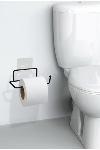 Okyanus Home Siyah Yapışkanlı Eko Magic Fix Sihirli Yapışkan Wc Kağıtlık