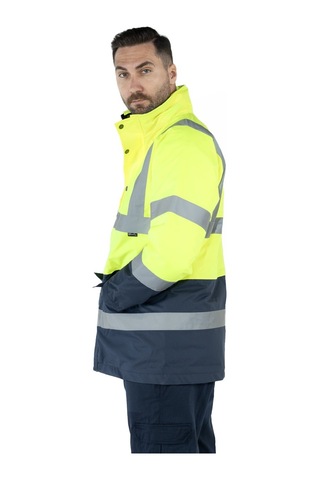 Çift Renkli Hi - Vis Kaban Sarı - Lacivert