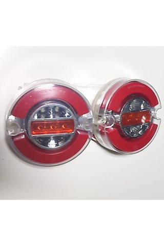 2 Adet Neon Led Stop Lamba 12-24 Volt 4 Fonksiyonlu 9 Cm