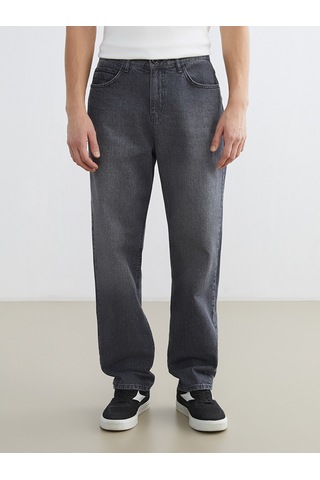Lcw Jeans Gri Baggy Fit Erkek Jean Pantolon