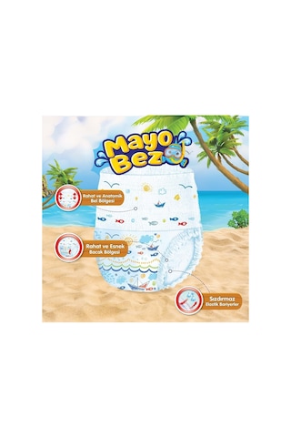 Molfix Swimming Pants Mayo Bez 5 - 6 Numara 20 Adet 2'li