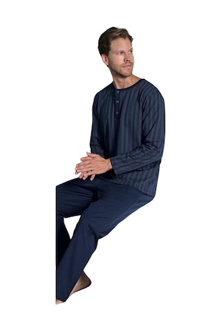 Pijadore Erkek %100 Pamuk Süprem Mevsimlik Uzun Kollu Pijama Takımı 1949 Lacivert