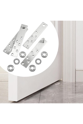 Homyl Kapı Pivot Menteşeleri 360 Derece Dönebilen Yatak Odası 15 Cm