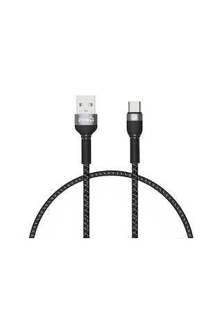 Siyah Shira Serisi Type-c Usb Kablo 30 Cm-zore
