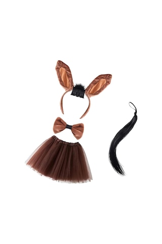 Suntek Çocuk Için Hayvan Kafa Bandı Ve Kuyruk Seti Stil-a