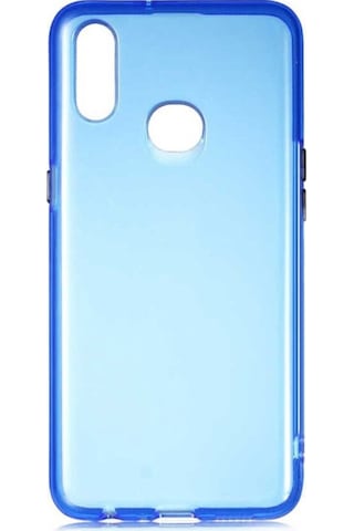 Samsung Uyumlu Galaxy A10s Kılıf Zore Bistro Kapak Mavi
