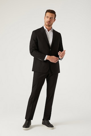 D's Damat Ds Damat Comfort Fit Siyah Düz Takim Elbise 5he05ob35604m 001