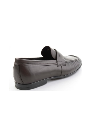 Kahve Hakiki Deri Erkek Loafer Ayakkabı E01648621803