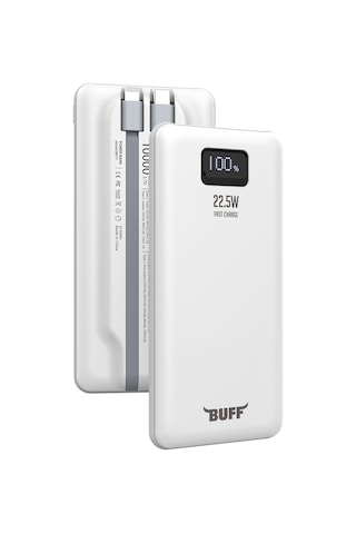 Buff BP17 22.5 W 10.000 mAh Powerbank Beyaz