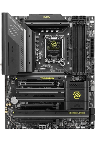 MSI MAG Z890 Tomahawk WIFI Intel Z890 9200 MHz (OC) DDR5 Soket 1851 ATX Anakart