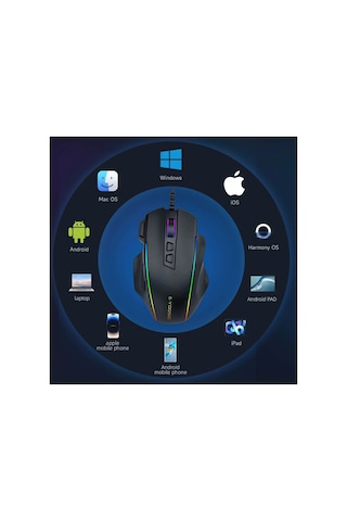 X-49 Rgb 12400 Kablolu Oyuncu Mouse Standart