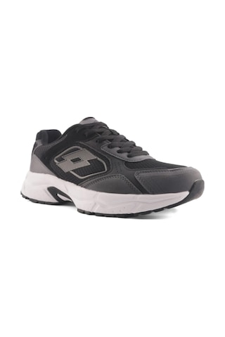 Lotto Drew Erkek Günlük Sneaker Ayakkabı Siyah Füme Siyah Füme Siyah - Füme