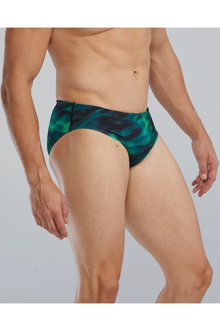 Tyr Durafast Elite Erkek Brief Mayo - Soren Siyah - Yeşil