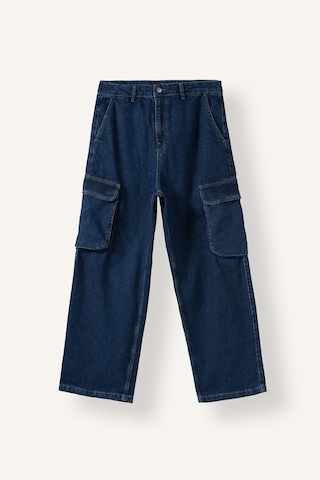 Defacto Super Baggy Fit Kargo Cepli Jean Pantolon I5724ax26aunm34 Mavi-nm34