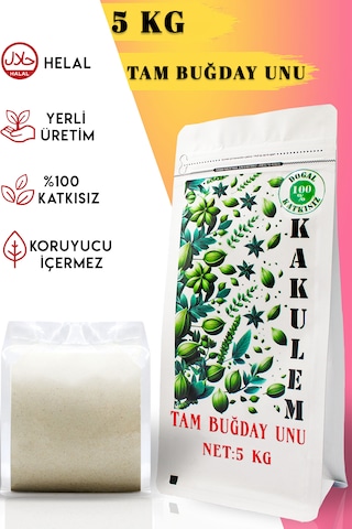 Kakulem Özü Yüksek Ata Tohum Tam Buğday Unu 5 Kg