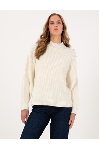 Pierre Cardin Kadın Ekru Kazak /triko 50316342-vr019 Ekru