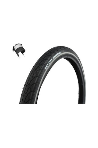 Cst 20x1.75 City Parkour Eps Zırhlı Reflektörlü Dış Lastik Siyah C1762