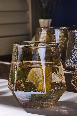 Perotti Harris Amber 320 Ml 6'lı Cam Bardak 16675 Karışık Renkli