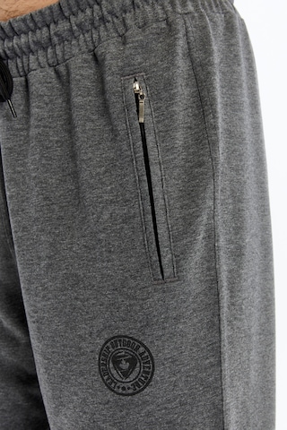 Axxel Erkek Gri Fermuar Cepli Düz Paça Eşofman Alt-p601 Gri