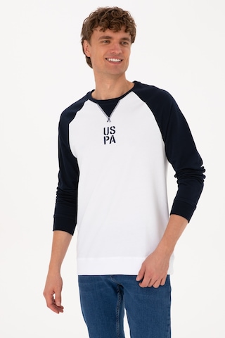 U.S. Polo Assn. Erkek Bisiklet Yaka Regular Fit Lacivert İnce Sweatshirt 50315420-VR033