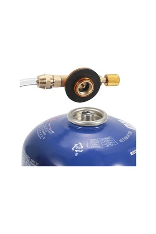 Ebitda Açık Hava Kampı Gaz Ocağı Dolum Adaptörü Lpg Silindiri Adaptörü Düz Tank Doldurma Adaptörü Dönüştürücü Alman Standardı Siyah Siyah