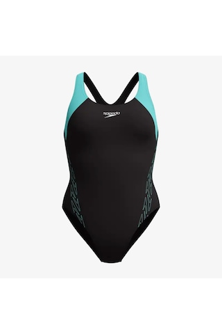 Speedo Hyprbm Splc Rcrbck 1pc Af Kadın Mavi Mayo 8-00372516243