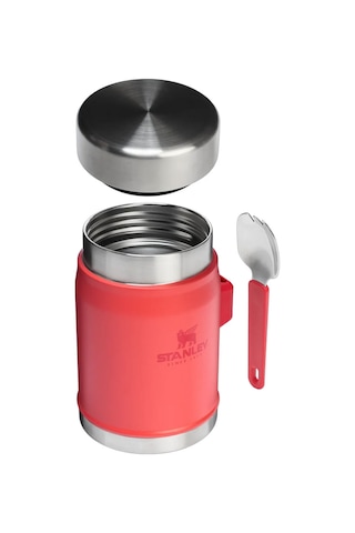 Stanley Classic Legendary Kaşıklı Yemek Termosu 0.4l Hot Coral Hot Coral