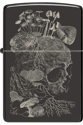 Zippo 24756 Skull Mushroom Design Çakmak