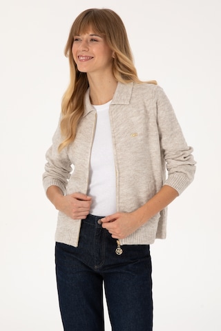 U.s. Polo Assn. Kadın Taş Hırka Triko 50309631-vr049 Tas