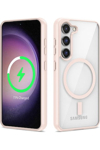 Galaxy S23 Plus Kılıf Magsafe Wireless Şarj Özellikli Silikon Zore Ege Kılıf