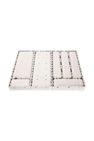 Tescoma Flexispace 899410 Mutfak Gereçleri İçin Çekmece Düzenleyici, Plastik, Beyaz, 37 X 22,2 X 4,5 Sku: Smg8690010560735 Açık Mavi