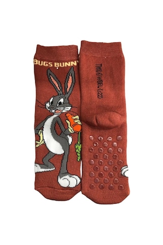 Çimpa Looney Tunes Figürlü Unisex Havlu Çorap Çok Renkli