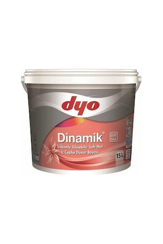 Dyo Dinamik Silikonlu Soft Mat Iç Cephe Boyası 15 Lt