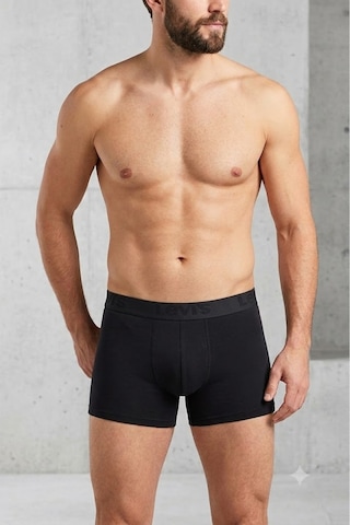 Levi's 3'lü Erkek Siyah Boxer Koyu Siyah