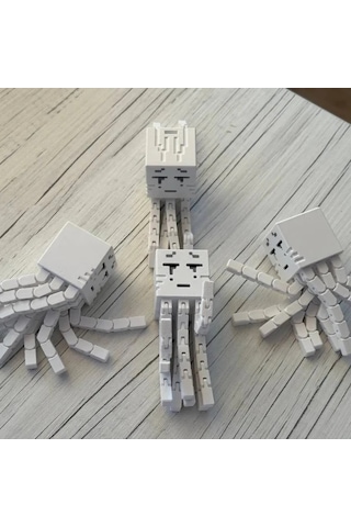 Minecraft Ghast Tentacles Articulated Eklemli