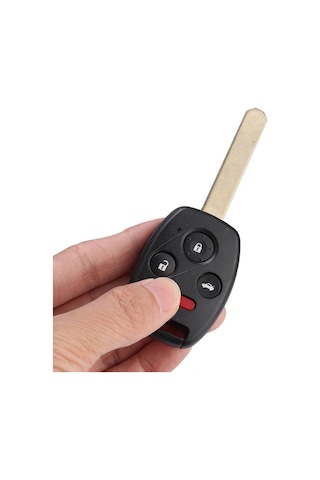 Konesam Honda Accord 2003-2007 İçin Oucg8d-380h-a Anahtar Kılıfı, Kaliteli Abs Malzeme, Eski/bozuk Anahtarın Yerine Geçici, 3+1 Tuşlu, Yeni