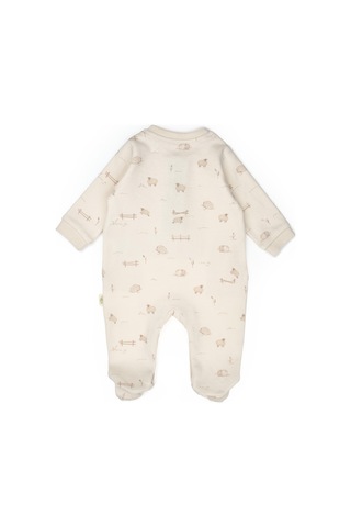 Bebek Tulum Şapka %100 Organik Pamuk , Bebek - Yenidoğan- Csy8182 Ekru