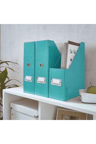 Leitz Wow C&s Karton Kutu Klasör Metalik Buz Mavisi 60470051