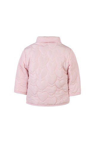 Civil Baby Kalp Desen Yakalı 6-18 Ay Mont - Pembe Pudra Pembesi