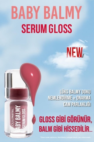 Pastel Show By Baby Balm Serum Gloss 35 Euphoria Dudak Parlatıcısı 35