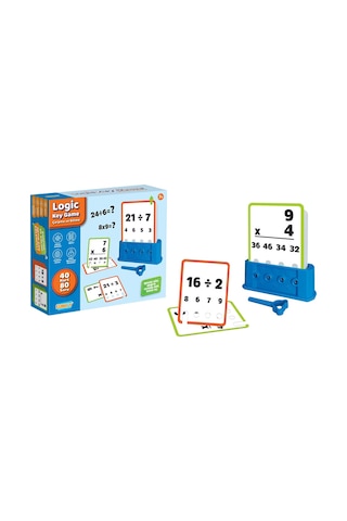 Logic Key Game Çarpma Ve Bölme Matematik Kutu Oyunu