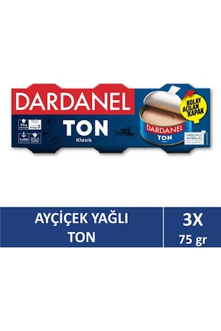 Dardanel Ton Klasik 3 x 75 G